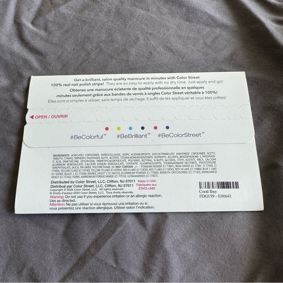 *Retired* Color Street: Coral Bay | Gold Pink Sparkles Glitter Summer Ombre - Picture 4 of 15